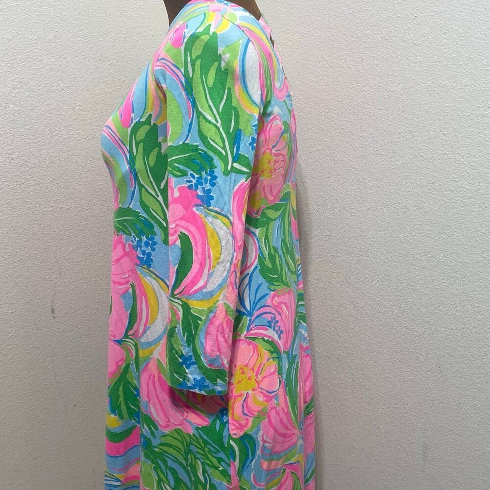 Lilly Pulitzer Ophelia Swing Dress XXS Elephant Monkey Lion Green Blue Pink - Picture 5 of 11